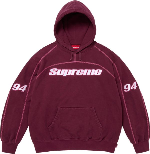 Overlock Hooded Sweatshirt