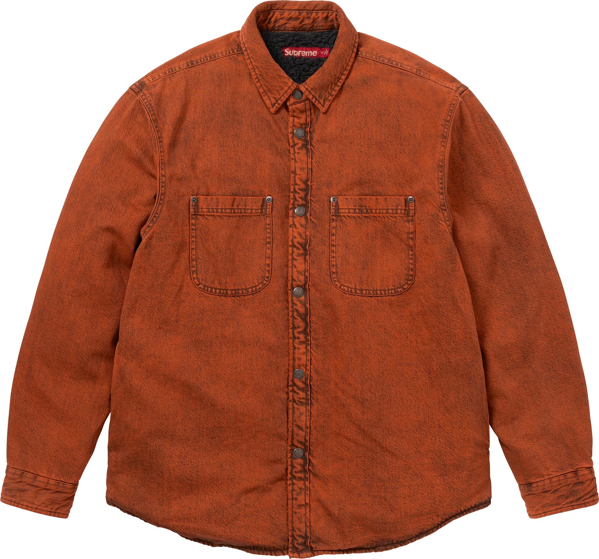 ジャケット・アウター 19fw supreme Script Canvas snap Shirt L Supreme Script Canvas Snap Shirt (FW19) - $138