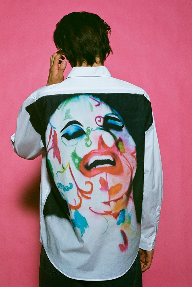Leigh Bowery／Supreme Airbrushed Shirt SS20 Supreme Leigh Bowery Airbrushed shirt size S small