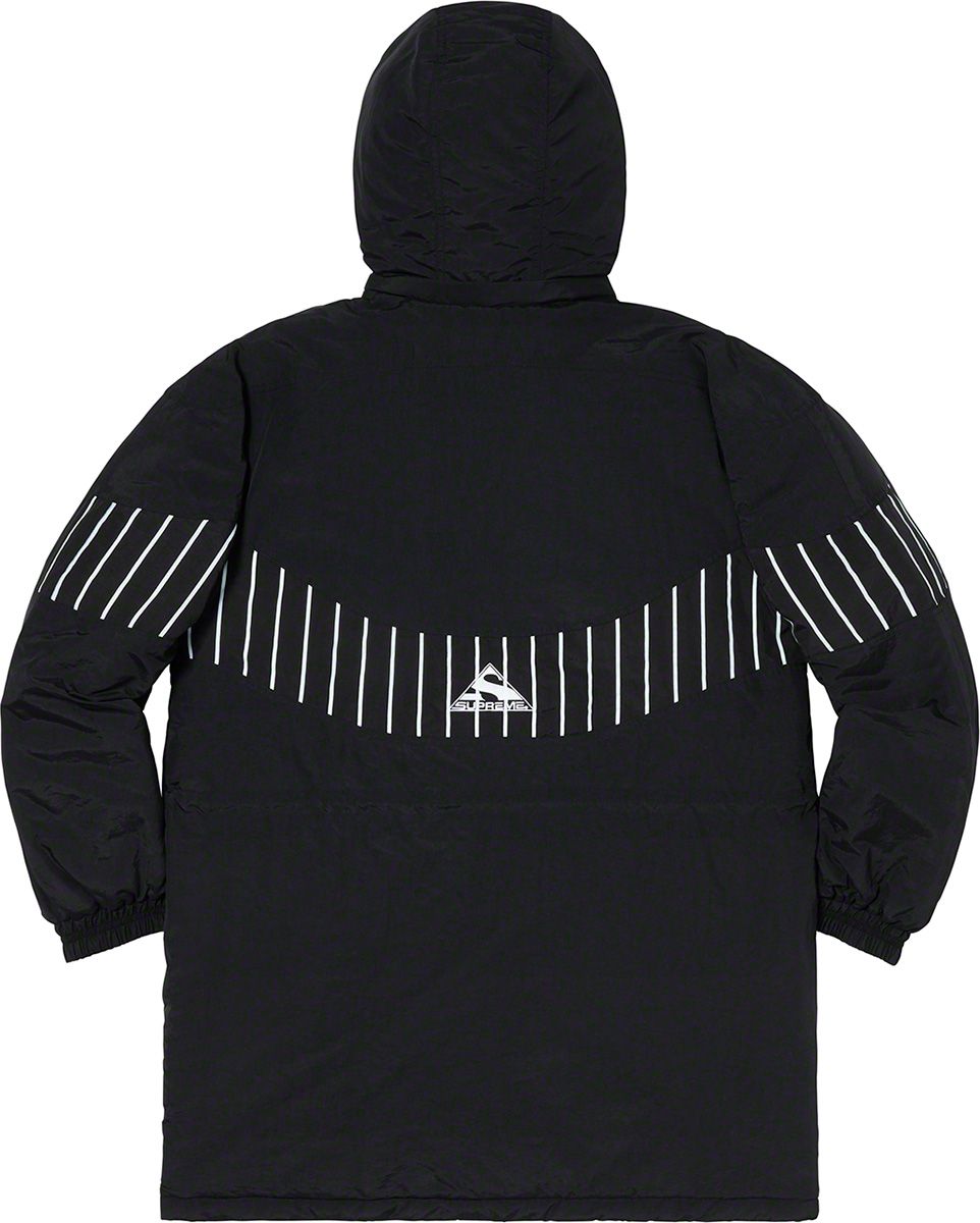 【SUPREME】美品 Pinstripe Panel Parka XL 黒 Fall/Winter 2019 Preview – Supreme
