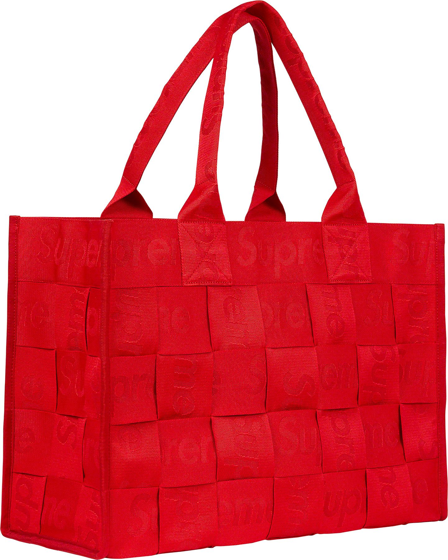 Supreme Woven Large Tote ホワイト【くまさん】 Supreme Woven Large Tote ホワイト【くまさん】 Supreme Woven