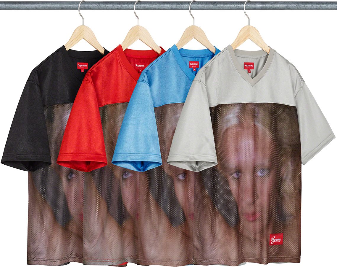 ウェア・シャツ Supreme Gummo Football Top Supreme Gummo Football Top Red Men's - SS22 - US