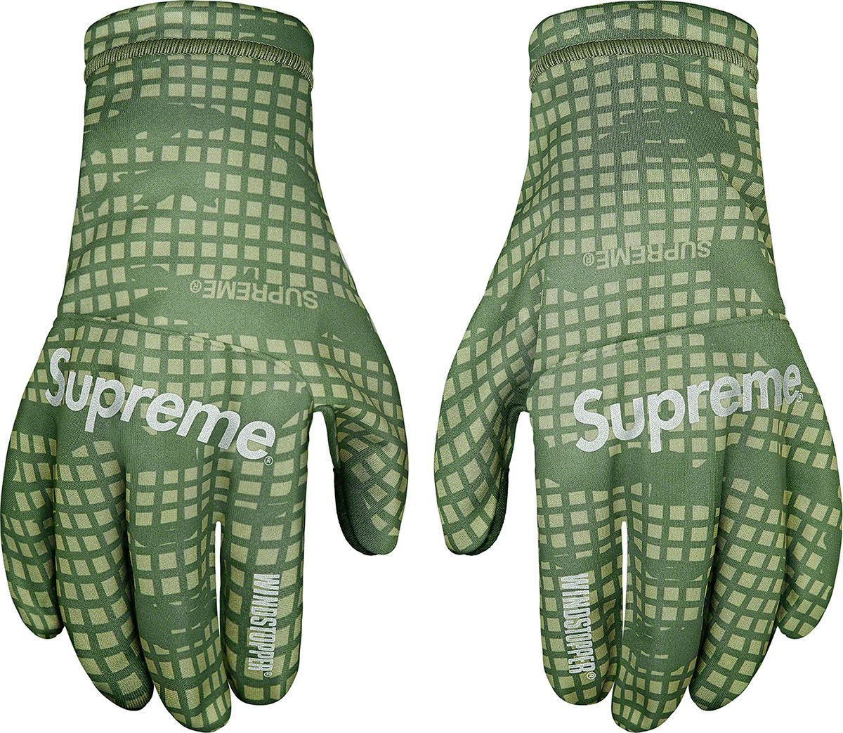 小物 Supreme WINDSTOPPER Zip Gloves Taupe M Supreme WINDSTOPPER Zip Gloves Taupe M