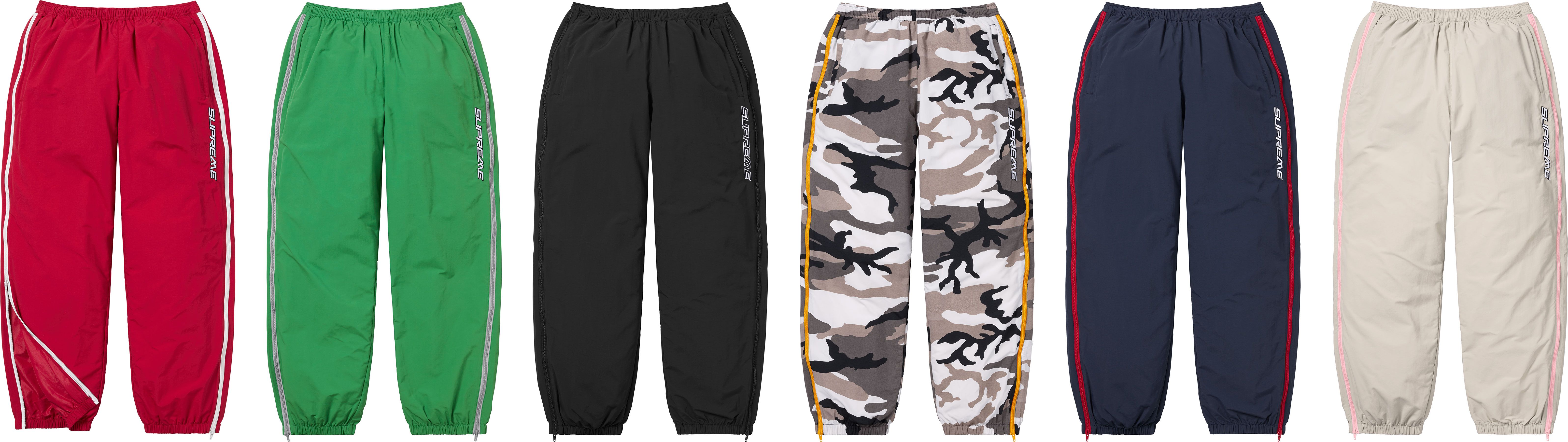 パンツ supreme Contrast Zip Warm Up Pant Spring/Summer 2025 Preview – Supreme