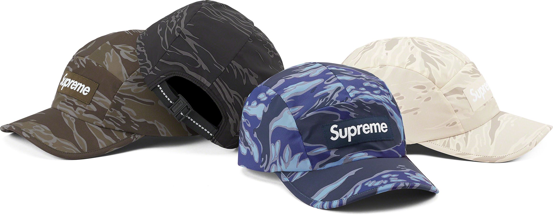 帽子 supreme REFLECTIVE CAMO TROOPER Supreme Reflective Camo Camp Cap (FW18) - $48