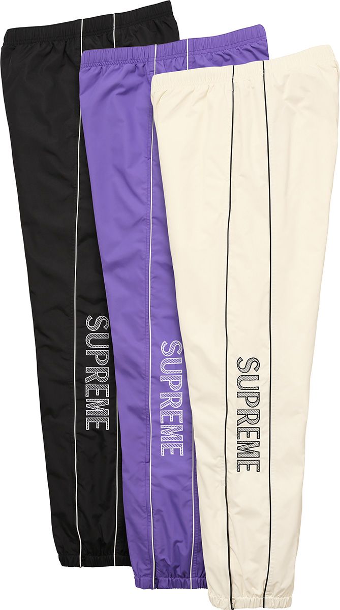 ウォーキング・ランニングウェア Supreme Striped Logo Warm Up Pant Spring/Summer 2017 Preview – Supreme
