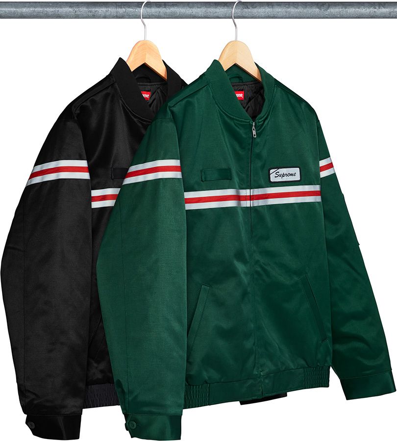 ああSupreme Reflective Stripe Work Spring/Summer 2018 Preview – Supreme