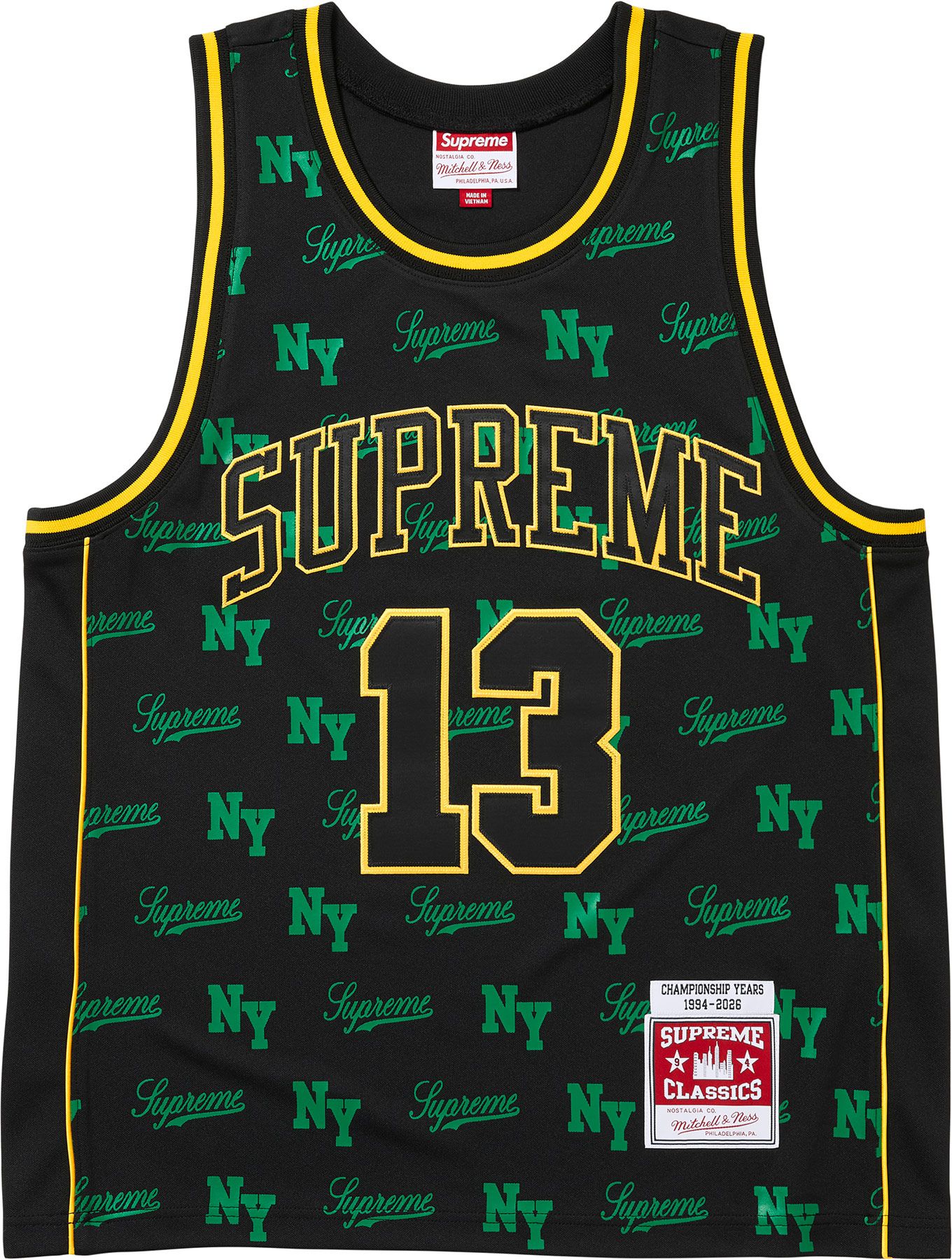 SUPREME x MITCHELL&NESS バスケットボールジャージー Spring/Summer 2026 Preview – Supreme