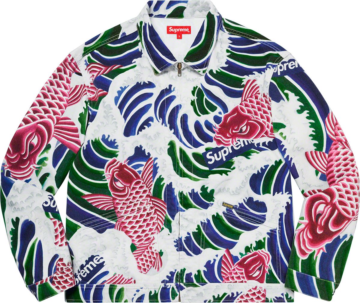 Supreme waves work Jacket L 鯉　20ss Spring/Summer 2020 Preview – Supreme