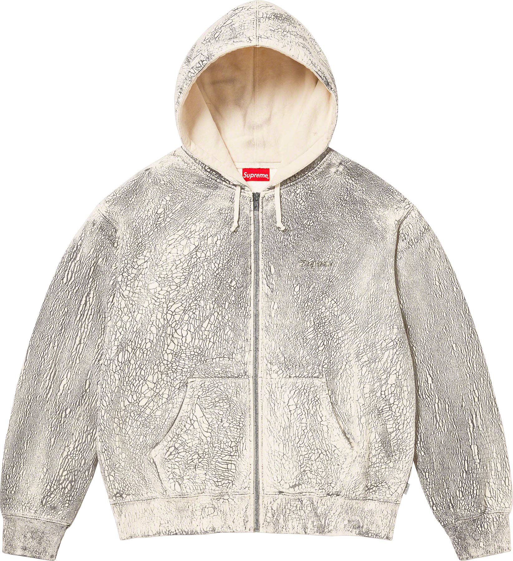 トップス Supreme Crackle Zip Up Hooded Sweatshirt Fall/Winter 2023 Preview – Supreme