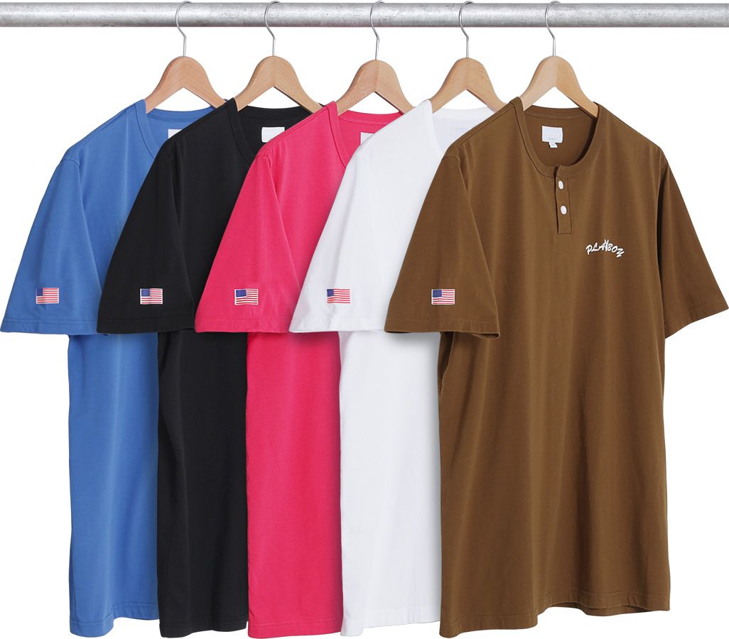 着用一回極美品SUPREME®/PLAYBOY©HENLEY TOP Spring/Summer 2017 Preview – Supreme