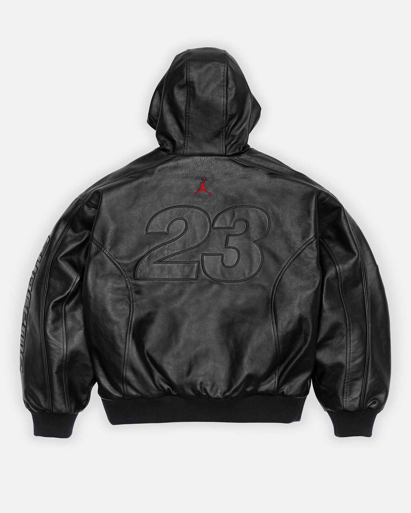 ジャケット・アウター Supreme Jordan Leather Hooded Jacket Supreme®/Jordan® – Gallery – Supreme