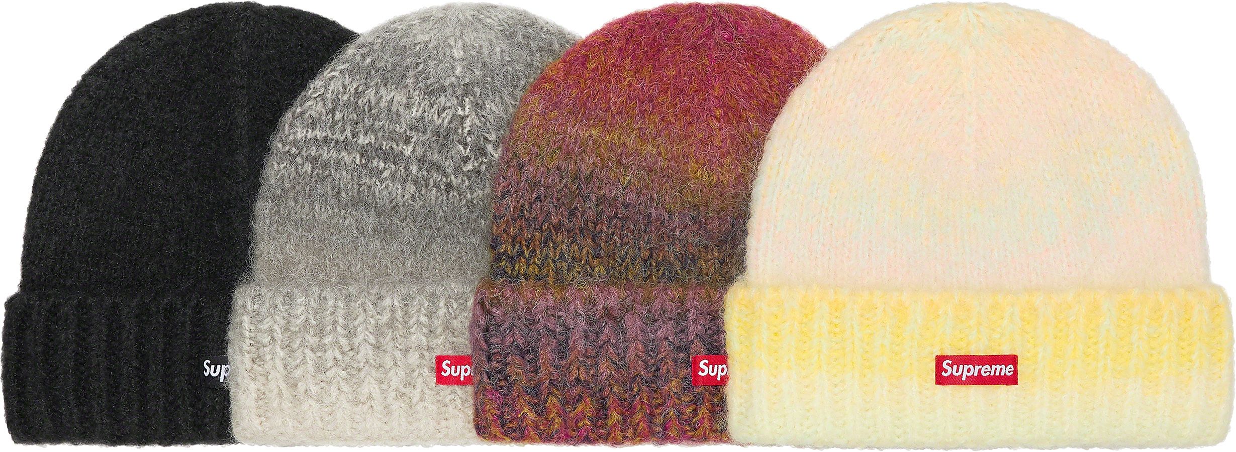 Supreme Gradient Stripe Beanie Grey シュプリーム 21AW