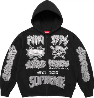 Pirates Zip Up Hooded Sweatshirt