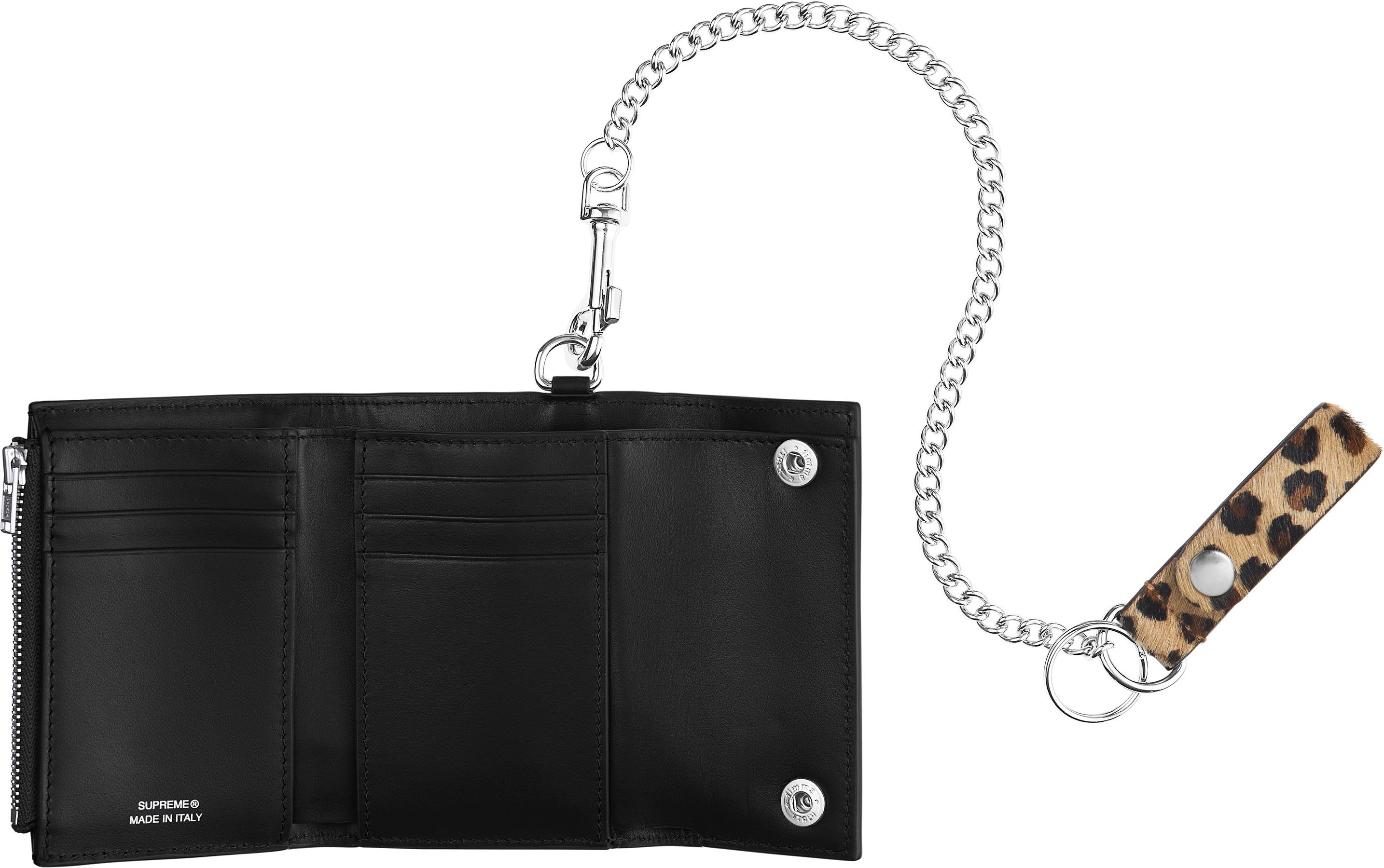 小物 Supreme Leather Chain Wallet Black 26ss Fall/Winter 2026 Preview – Supreme