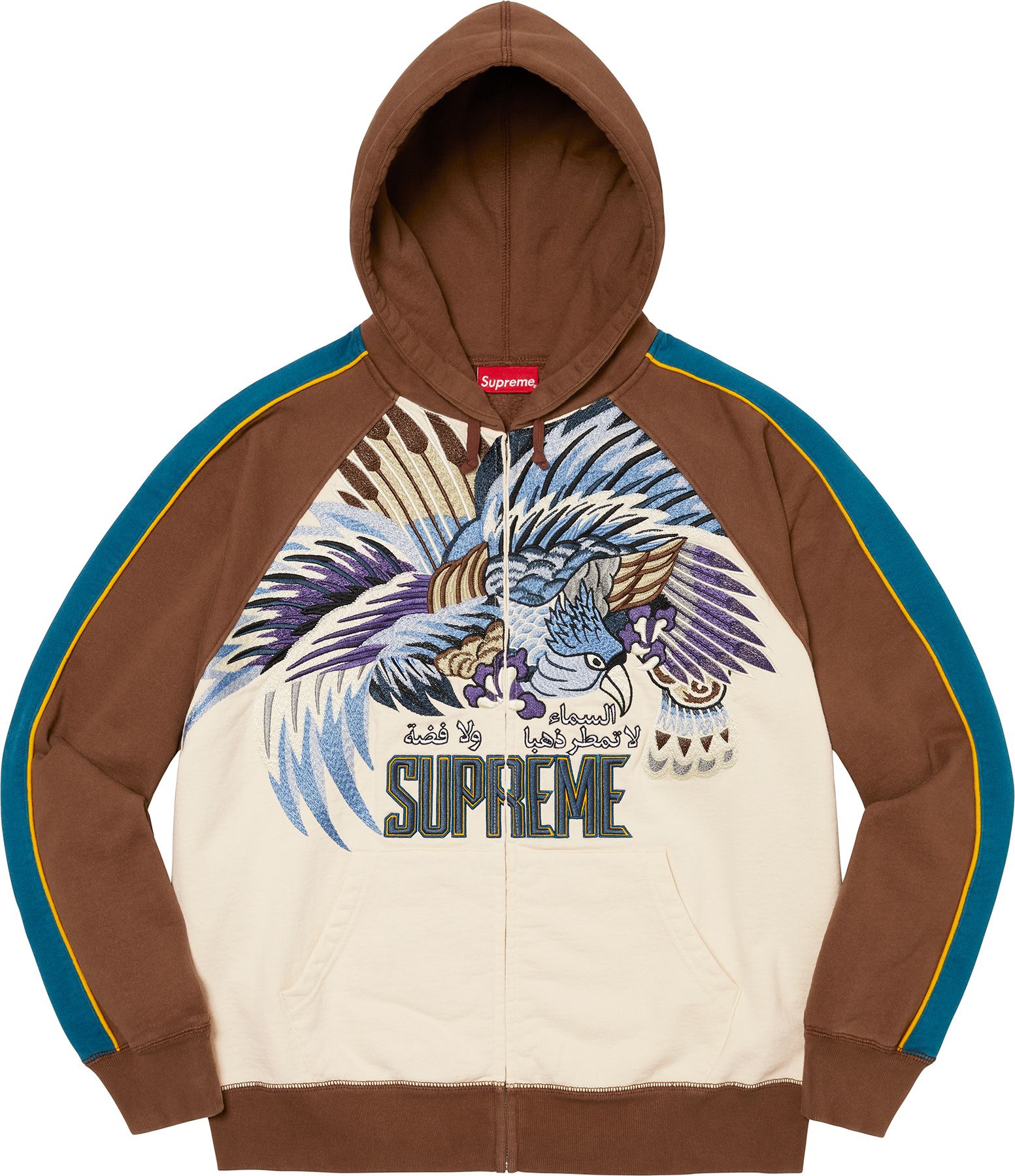 トップス Falcon Raglan Zip Up Hooded Sweatshirt Spring/Summer 2023 Preview – Supreme