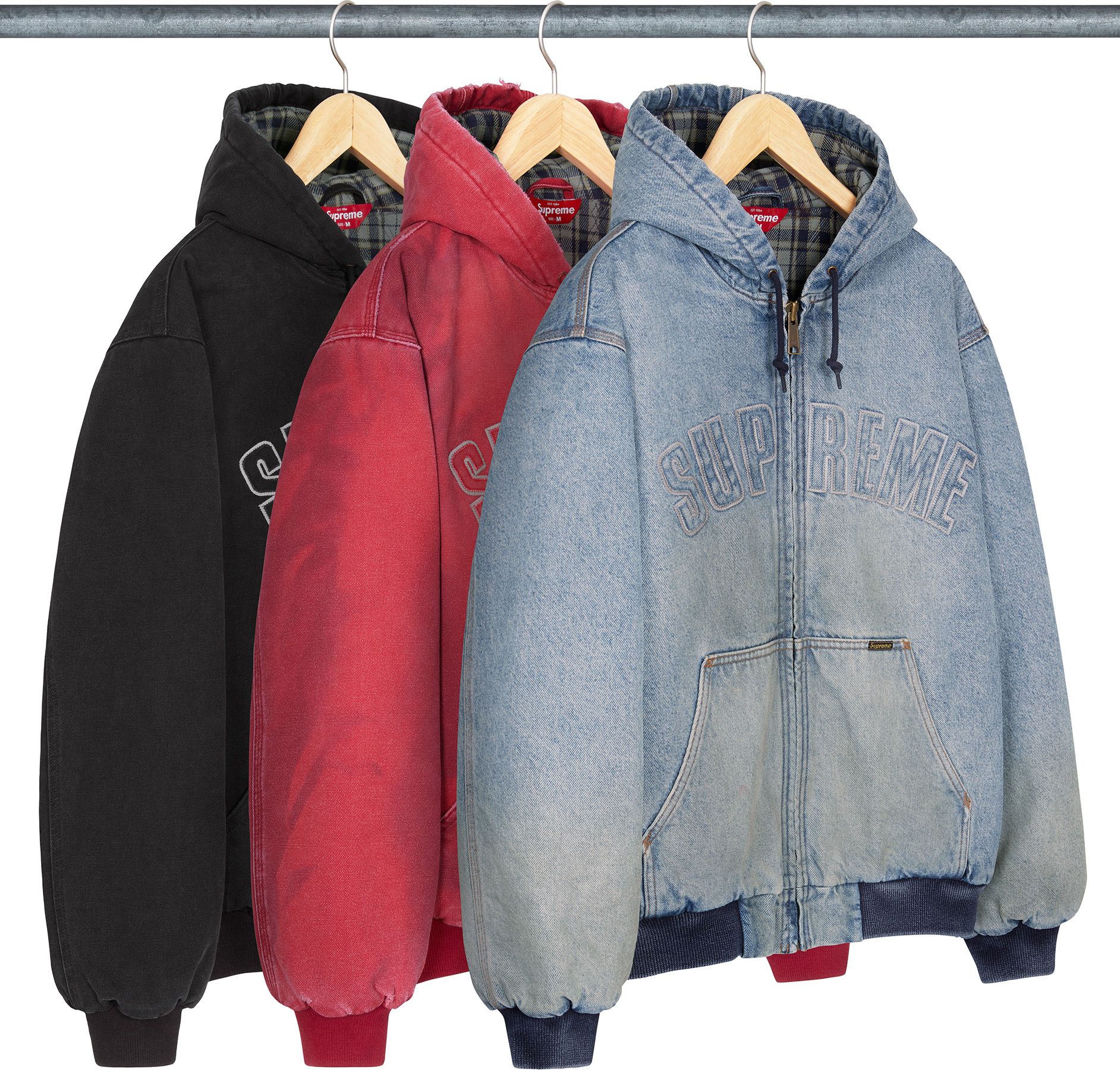 ジャケット・アウター SUPREME Reflective Arc Hooded WorkJacket Fall/Winter 2025 Preview – Supreme