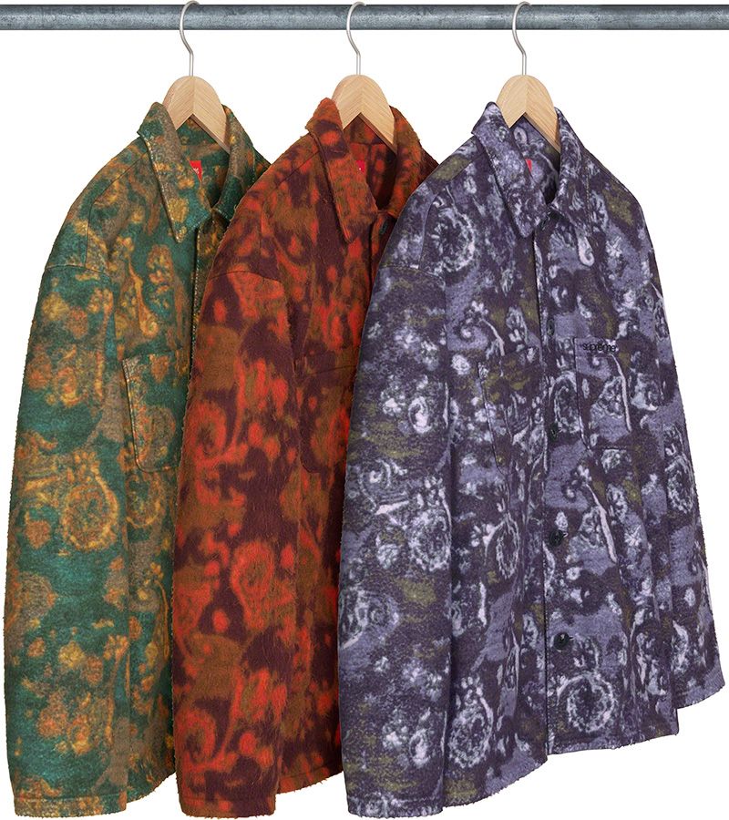 トップス Supreme 21fw paisley fleece shirt Fall/Winter 2021 Preview – Supreme
