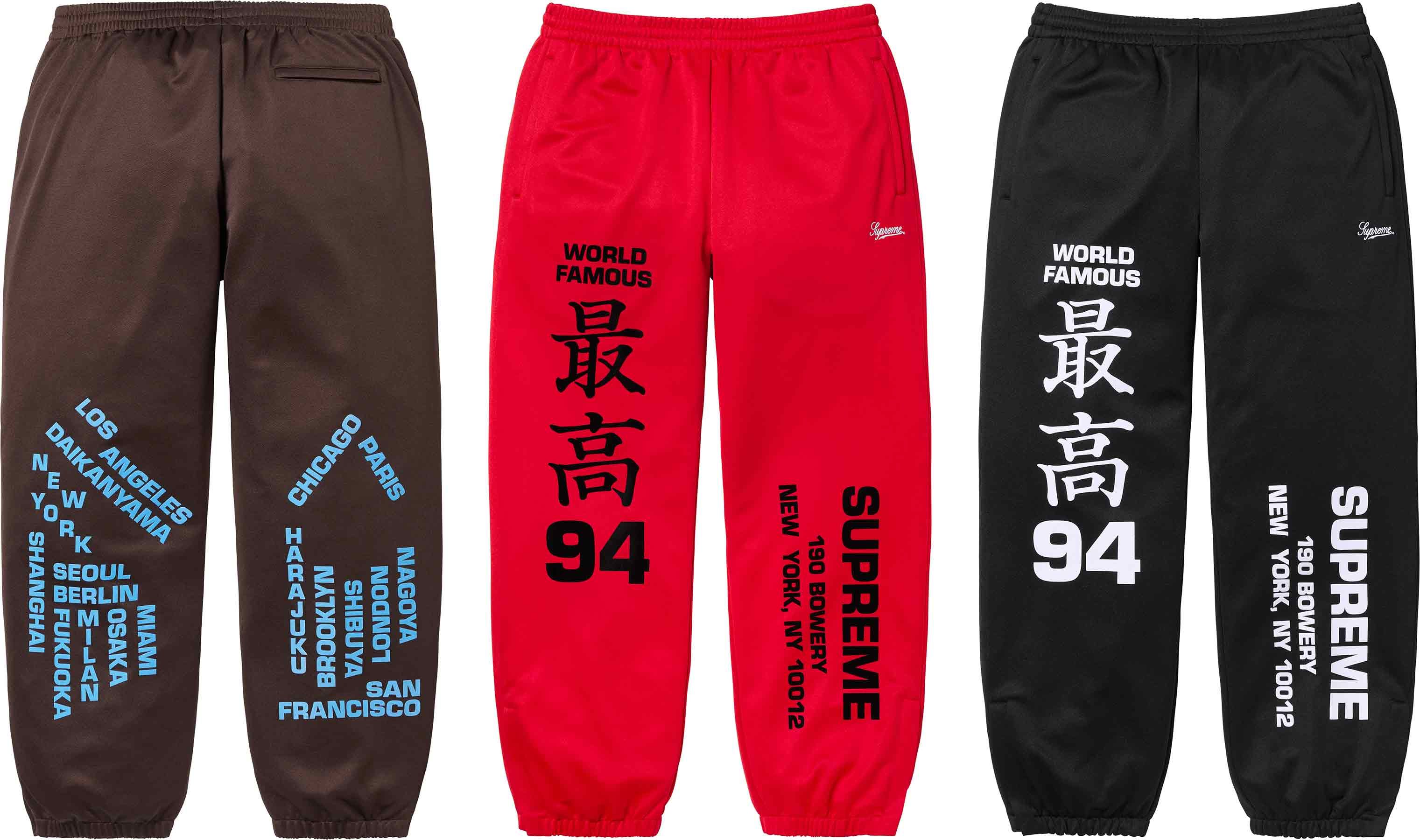 最終値下　SUPREME Satin Piping track pant Spring/Summer 2025 Preview – Supreme