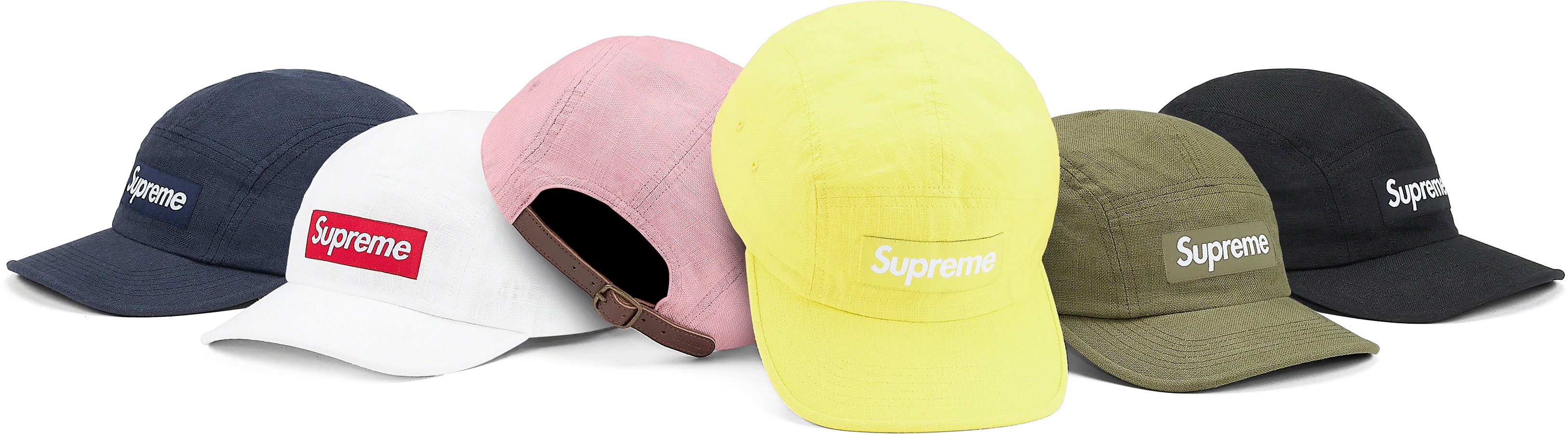 帽子 Supreme SS21 Camp Cap 100% Linen Spring/Summer 2021 Preview – Supreme