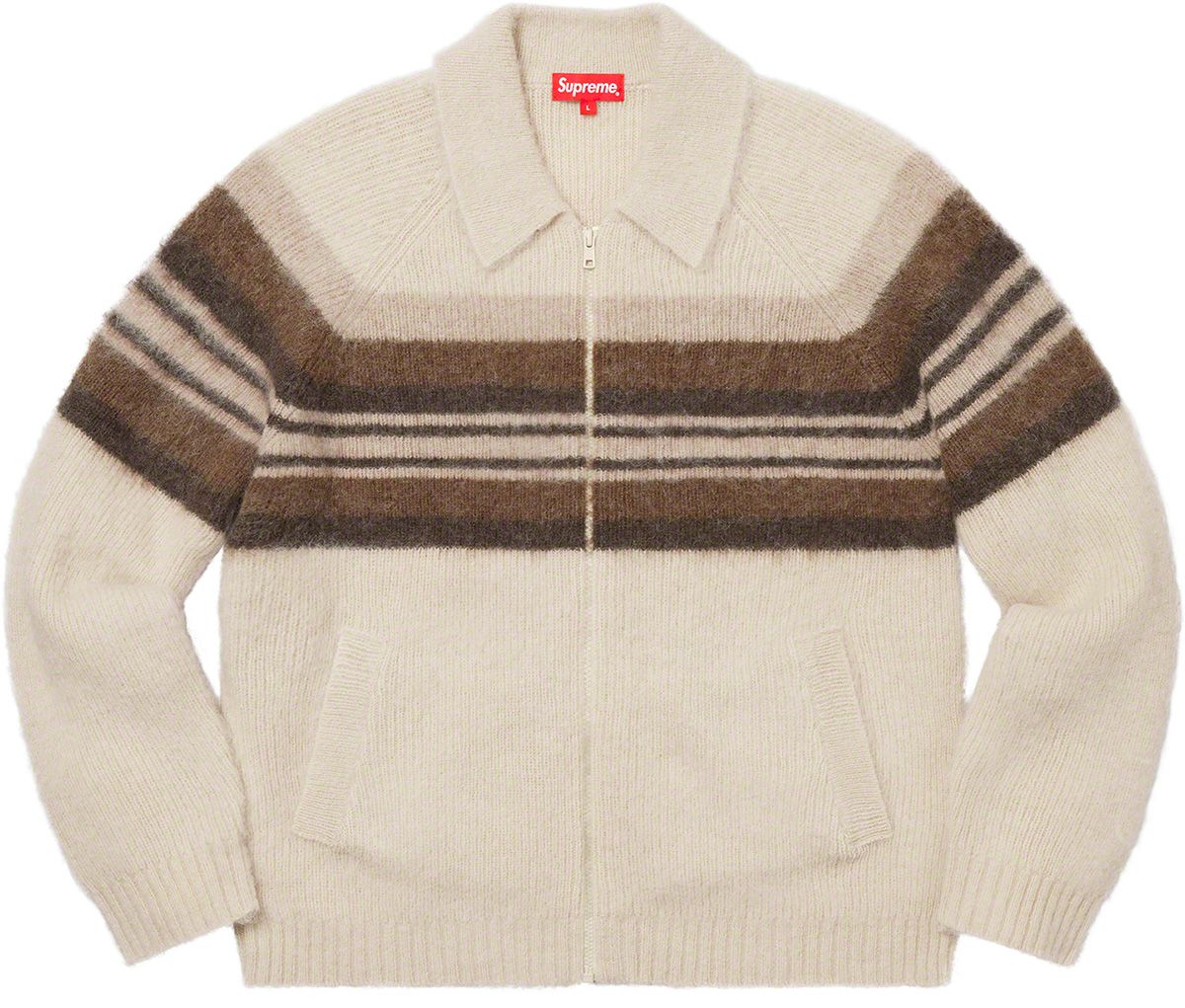 Supreme Brushed Wool Zip Up Sweater セーター Fall/Winter 2019 Preview – Supreme