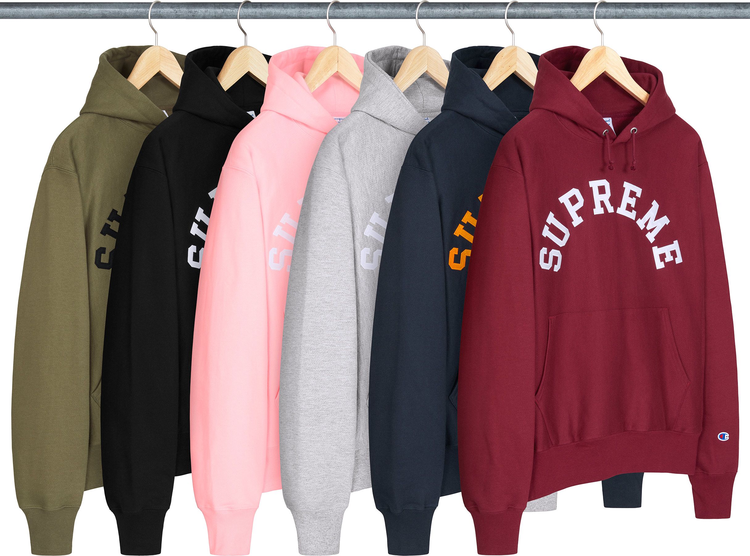 Supreme × Champion Hooded Sweatshirt Spring/Summer 2025 Preview – Supreme