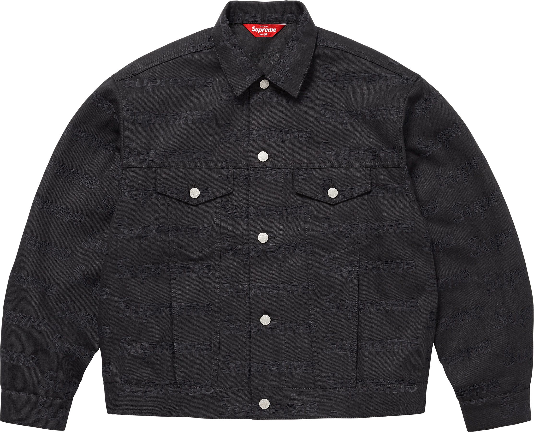 ジャケット・アウター Jacquard Logos Denim Trucker Jacket Fall/Winter 2025 Preview – Supreme