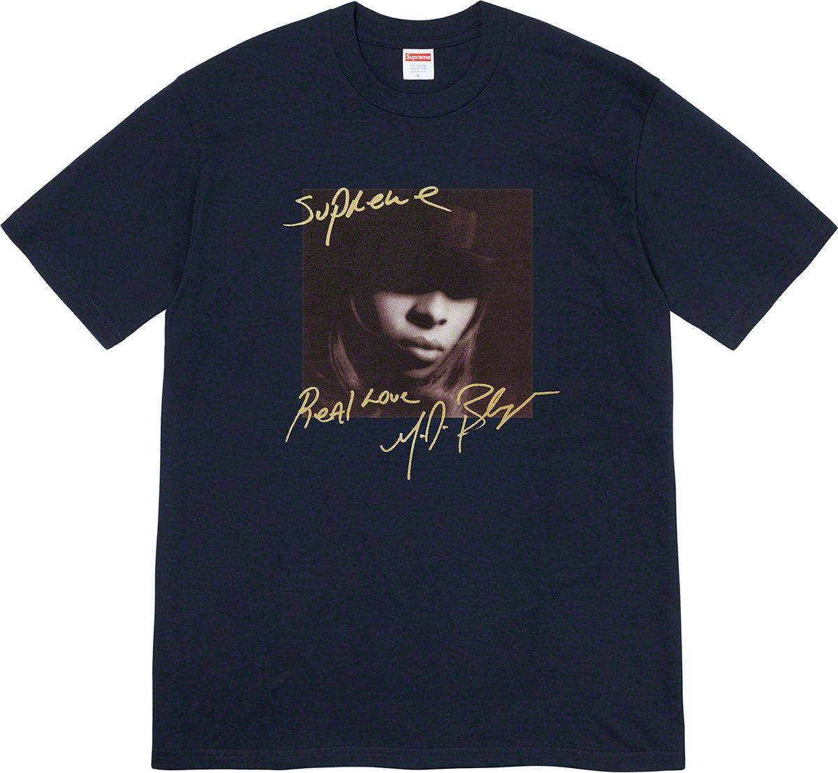 トップス Supreme Mary J. Blige Photo Tee Black Fall/Winter 2019 Preview – Supreme