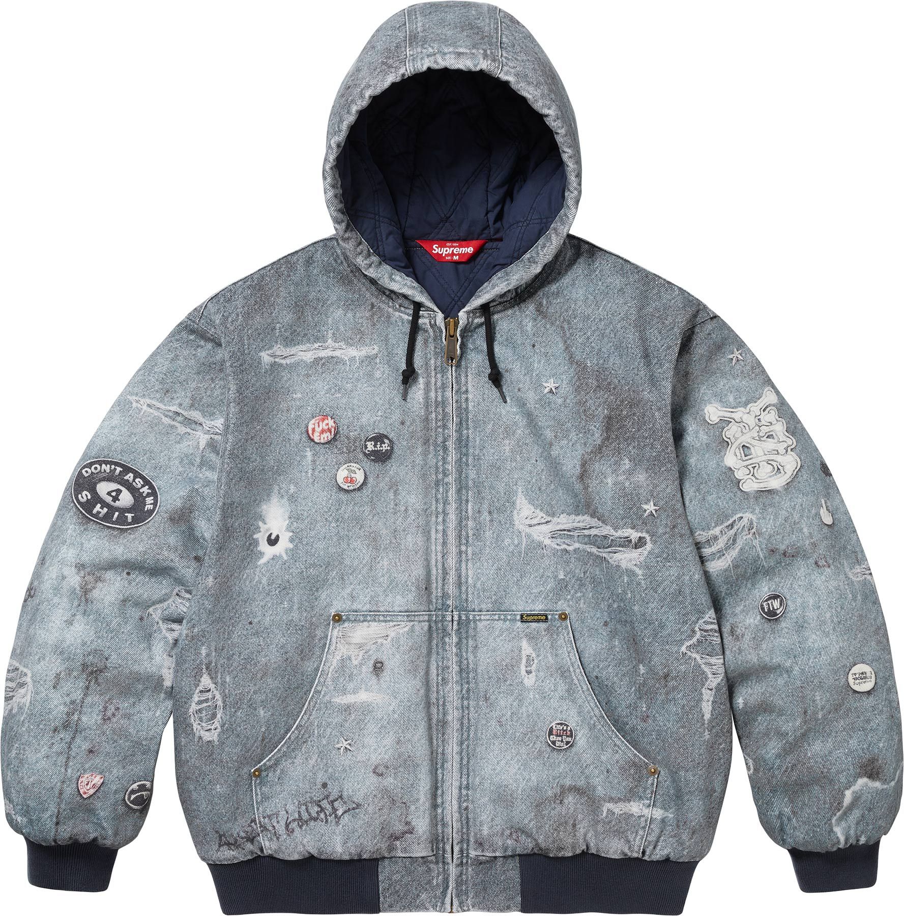 ジャケット・アウター Supreme HJR Trompe Loeil Work Jacket Fall/Winter 2024 Preview – Supreme