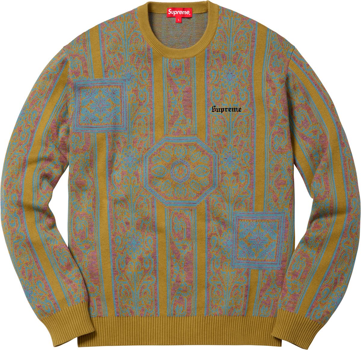 トップス Supreme 18ss Tapestry Sweater Spring/Summer 2018 Preview – Supreme