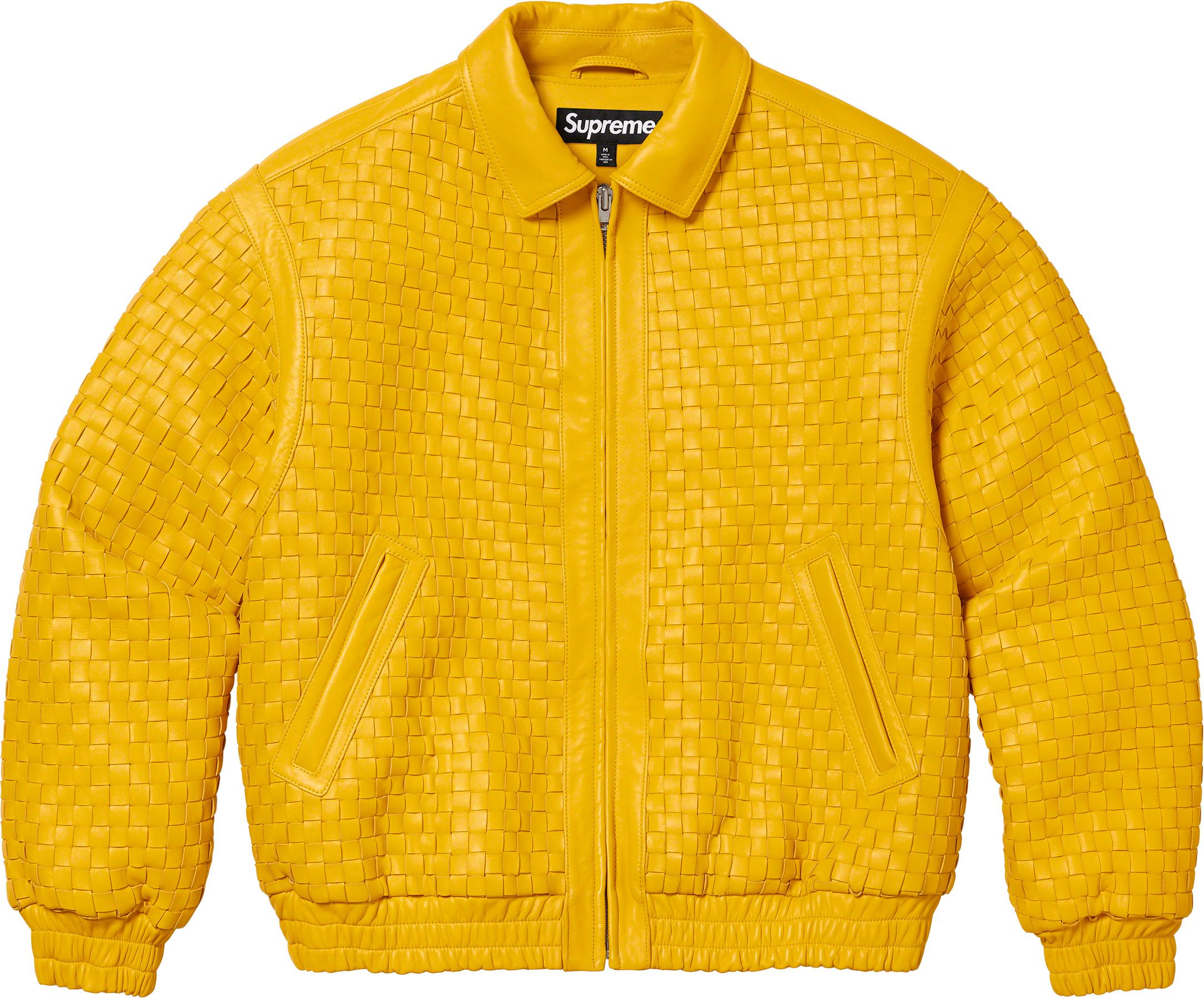 ジャケット・アウター Supreme Woven Leather Varsity Jacket Fall/Winter 2023 Preview – Supreme