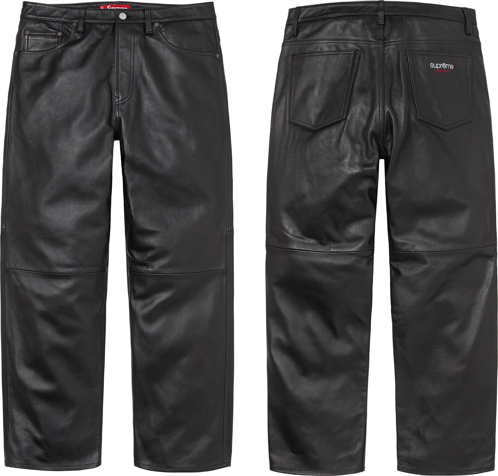 パンツ Supreme Leather Baggy 5-Pocket Jean Fall/Winter 2024 Preview – Supreme