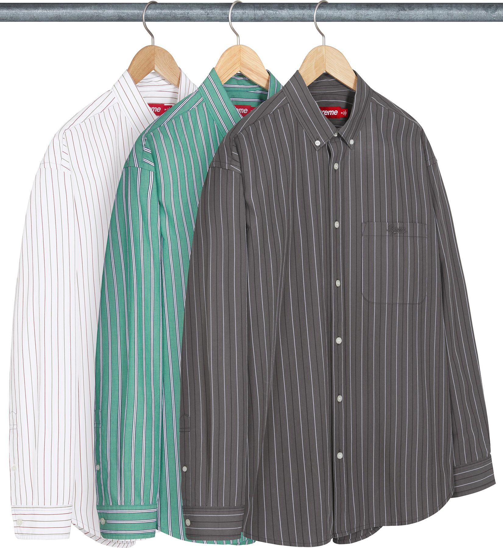 supreme Loose Fit Stripe Shirt ストライプシャツ Fall/Winter 2024 Preview – Supreme