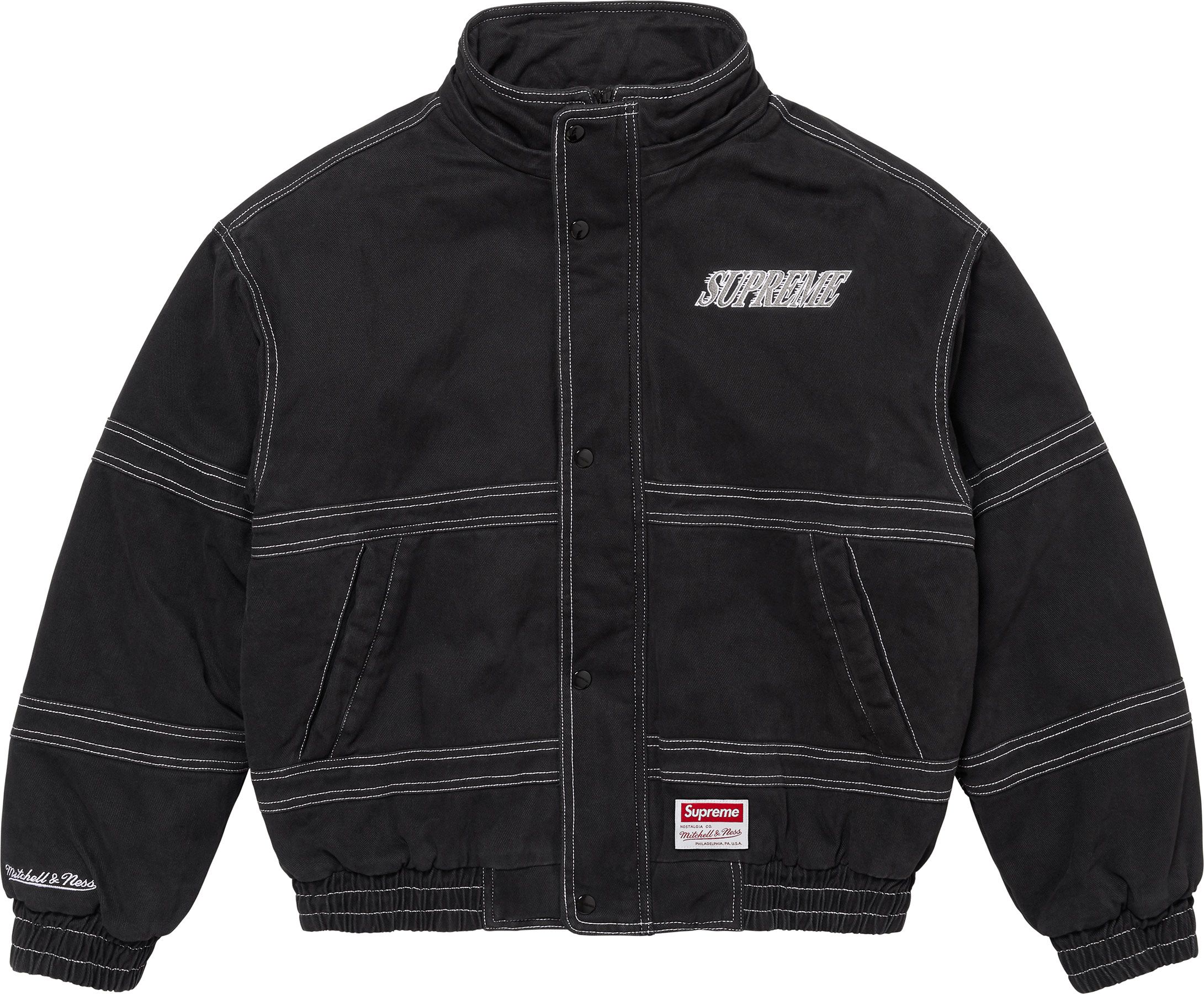 ジャケット・アウター Supreme Mitchell&Ness TwillStadiumJacket Fall/Winter 2024 Preview – Supreme