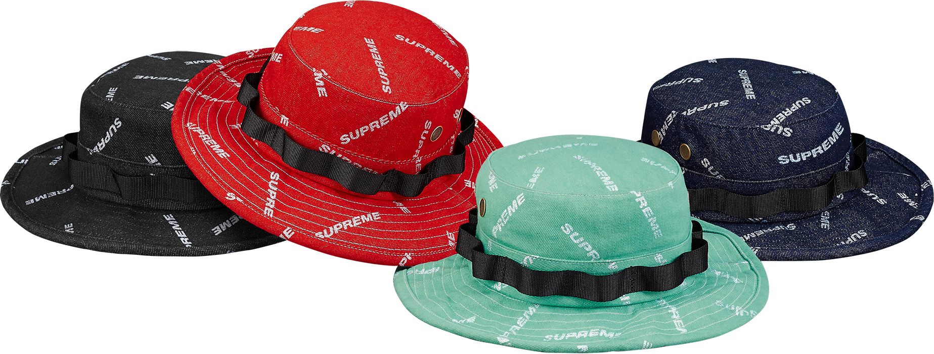 【新品】Supreme 17SS Denim Logo Boonie Hat Spring/Summer 2017 Preview – Supreme