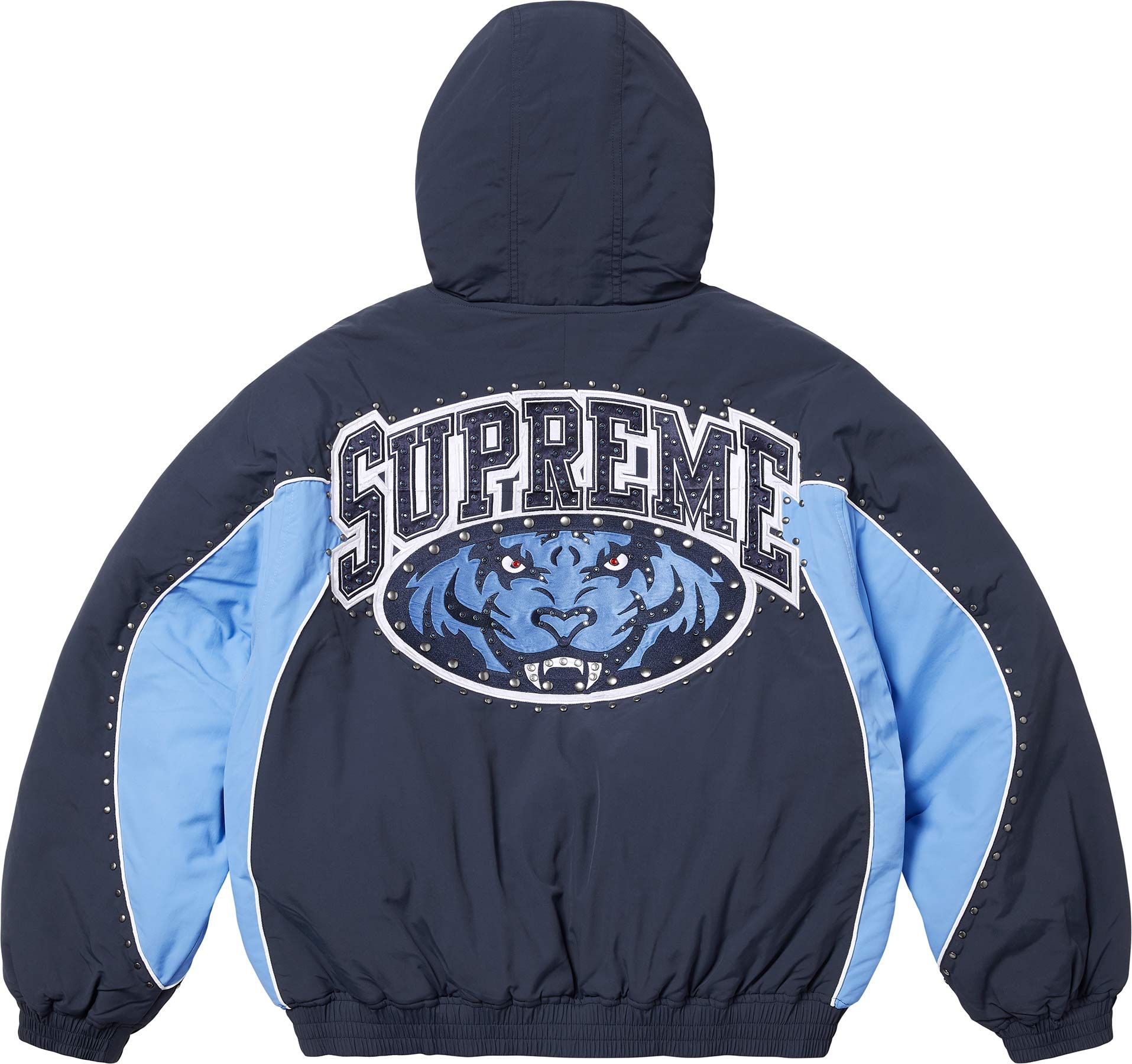 Supreme Studded Stadium Jacket ブルー XL Spring/Summer 2025 Preview – Supreme