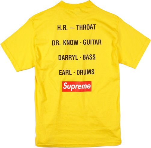 トップス BAD BRAINS 95 Limited 1000 nyhc supreme Bad Brains/Supreme – Gallery – Supreme