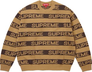 Stripe Logo Sweater