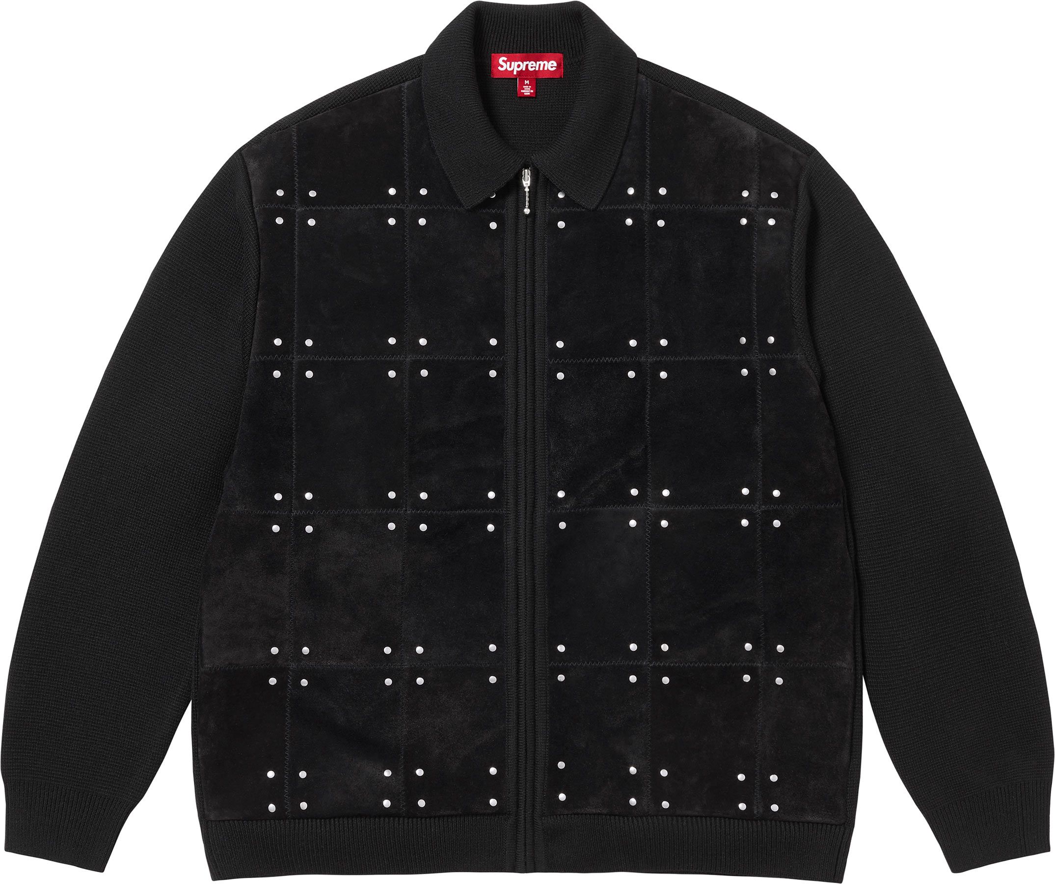 激安‼️ Studded Suede Zip Up Cardigan Fall/Winter 2025 Preview – Supreme