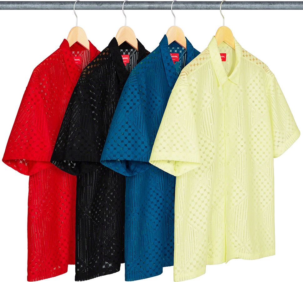 【新品同様】Supreme レース 半袖シャツ LACE S/S SHIRT Spring/Summer 2020 Preview – Supreme