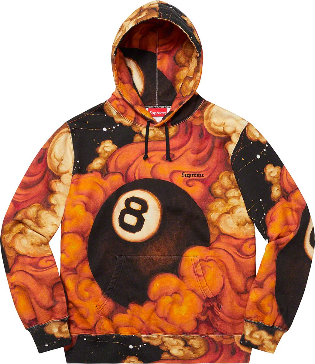 Supreme 8Ball Hooded Sweatshirt コラボパーカー Fall/Winter 2019 Preview – Supreme