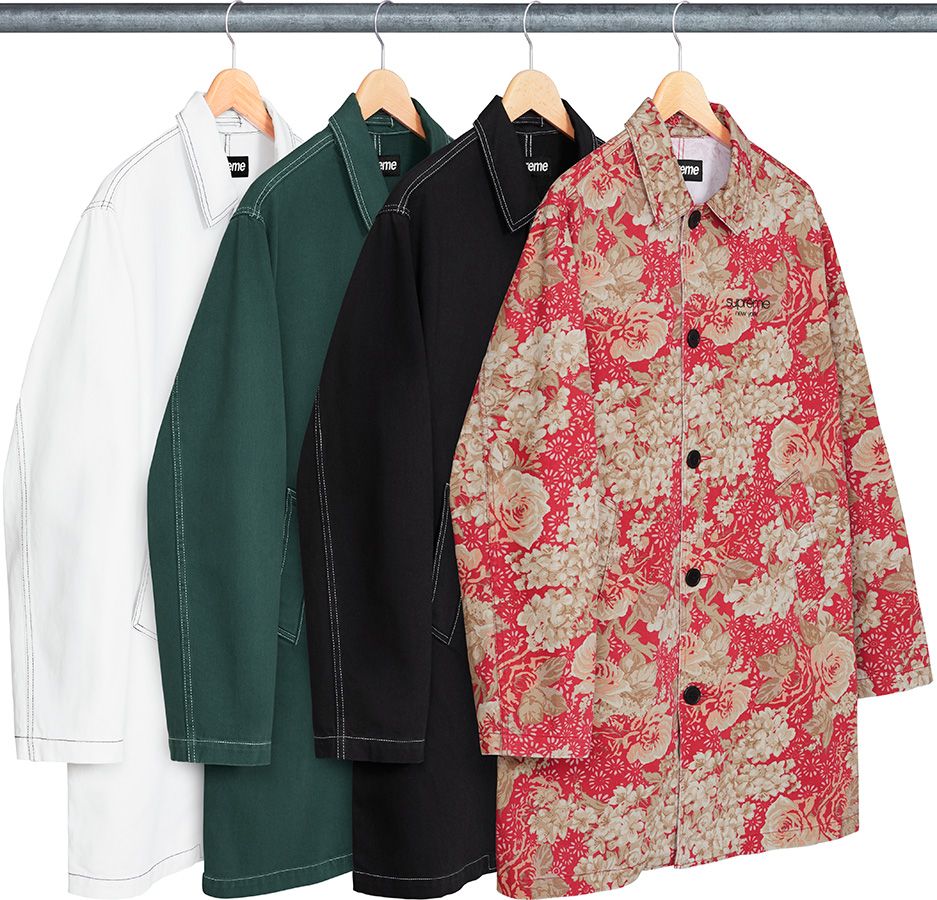 ジャケット・アウター Supreme 18SS Washed Work Trench Coat Spring/Summer 2018 Preview – Supreme