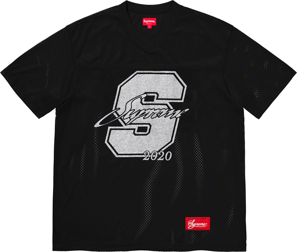 Supreme Glitter Football Top 20ss 黒 シルバー Spring/Summer 2020 Preview – Supreme
