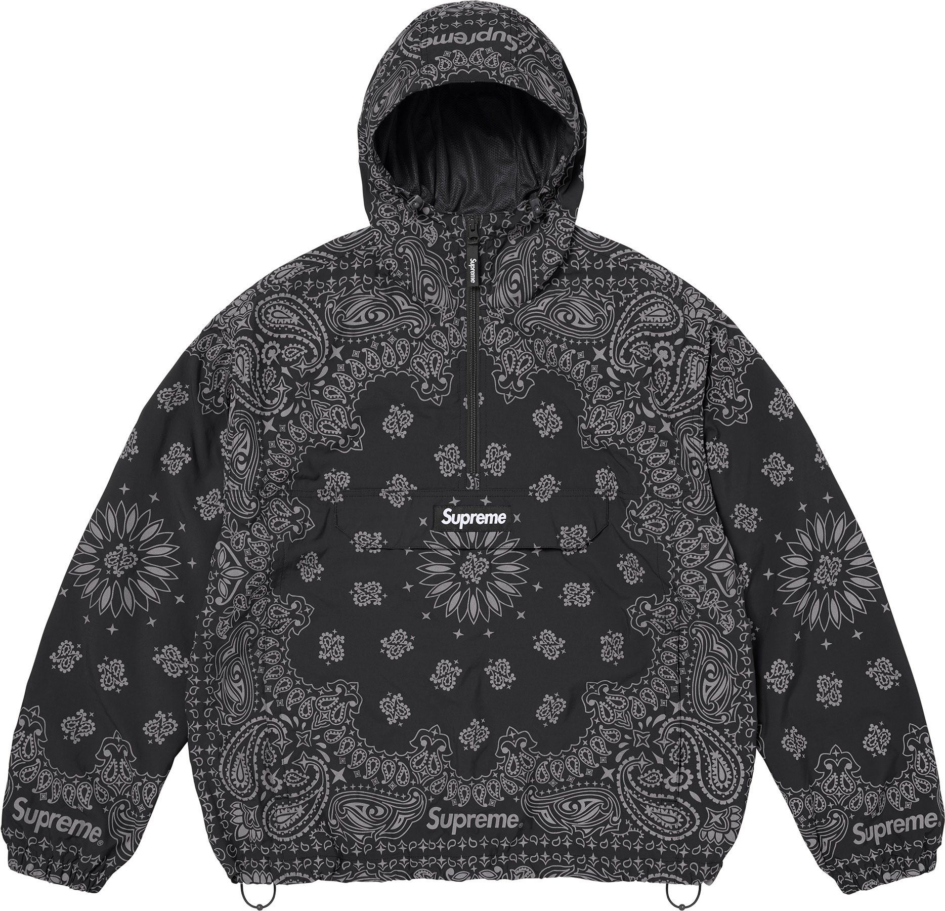 GQ5998◇Supreme Reflective Bandana Anorak Spring/Summer 2026 Preview – Supreme