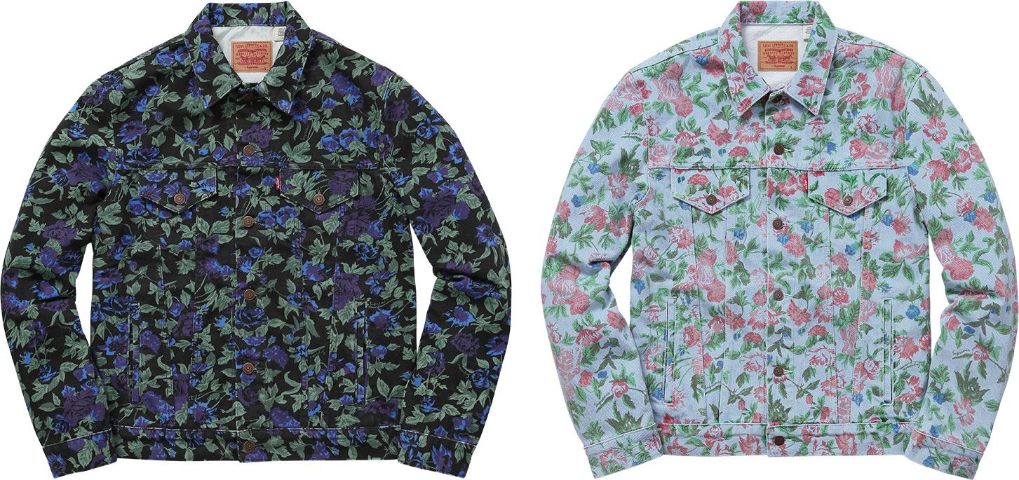 ジャケット・アウター Supreme LEVI'S Fit Roses Trucker Jacket Supreme®/Levi's® – Gallery – Supreme