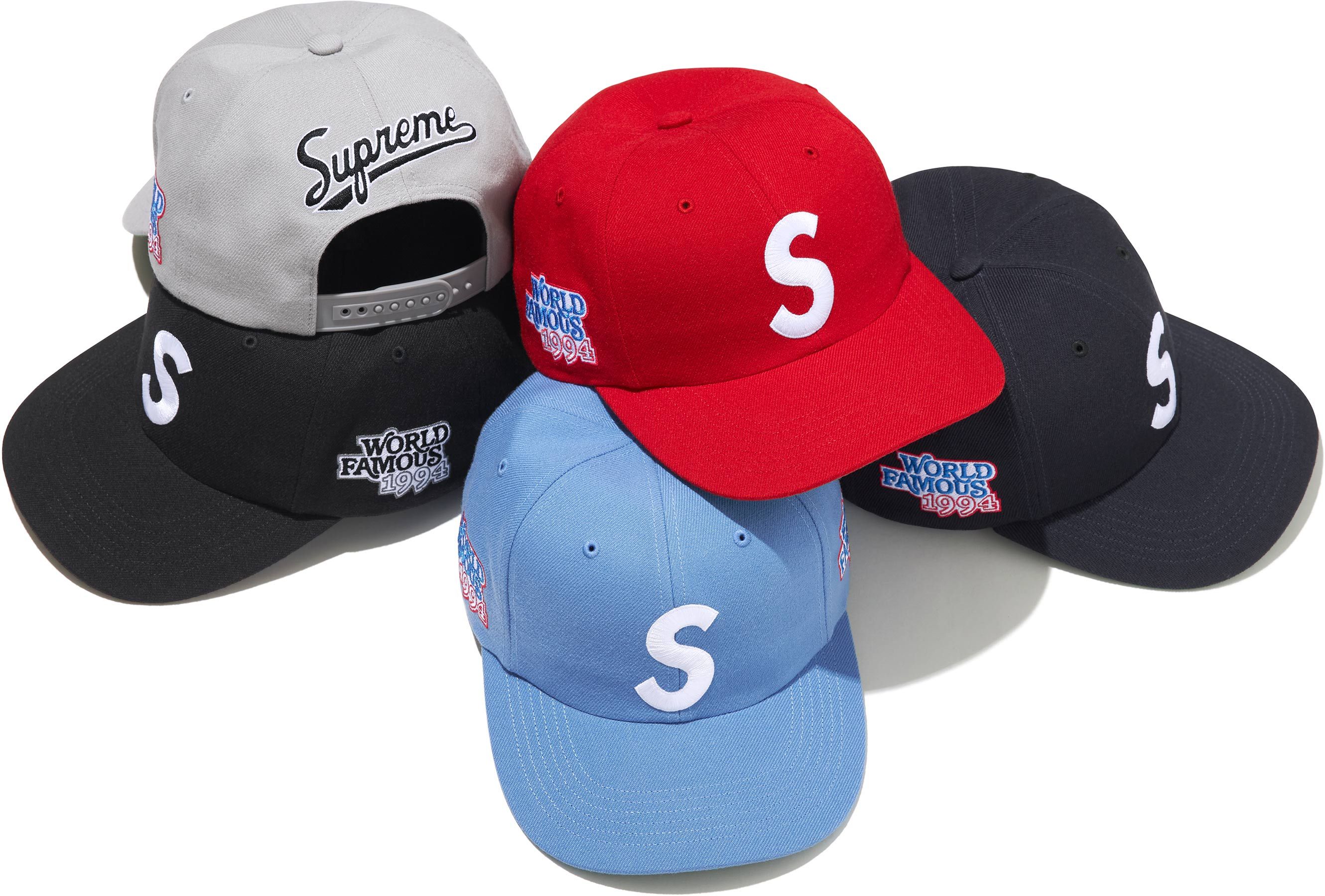 supreme　World Famous S Logo 6-Panel ブラック Spring/Summer 2025 Preview – Supreme