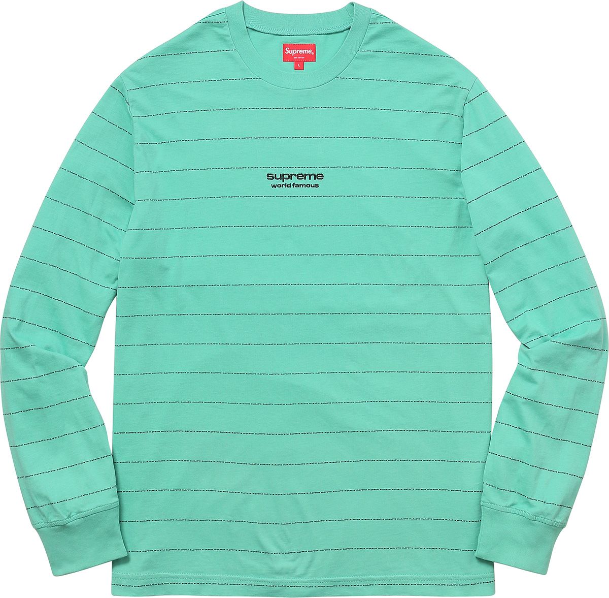 Supreme World Famous ストライプ長袖カットソー Fall/Winter 2017 Preview – Supreme