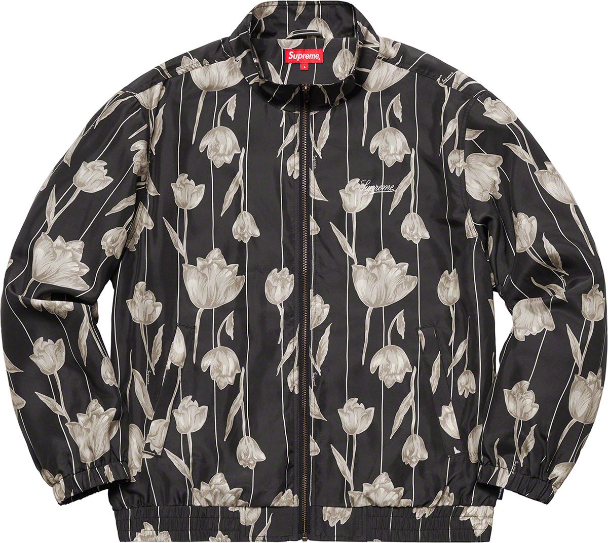 新品未使用　Supreme Floral Silk Track Jacket Spring/Summer 2019 Preview – Supreme