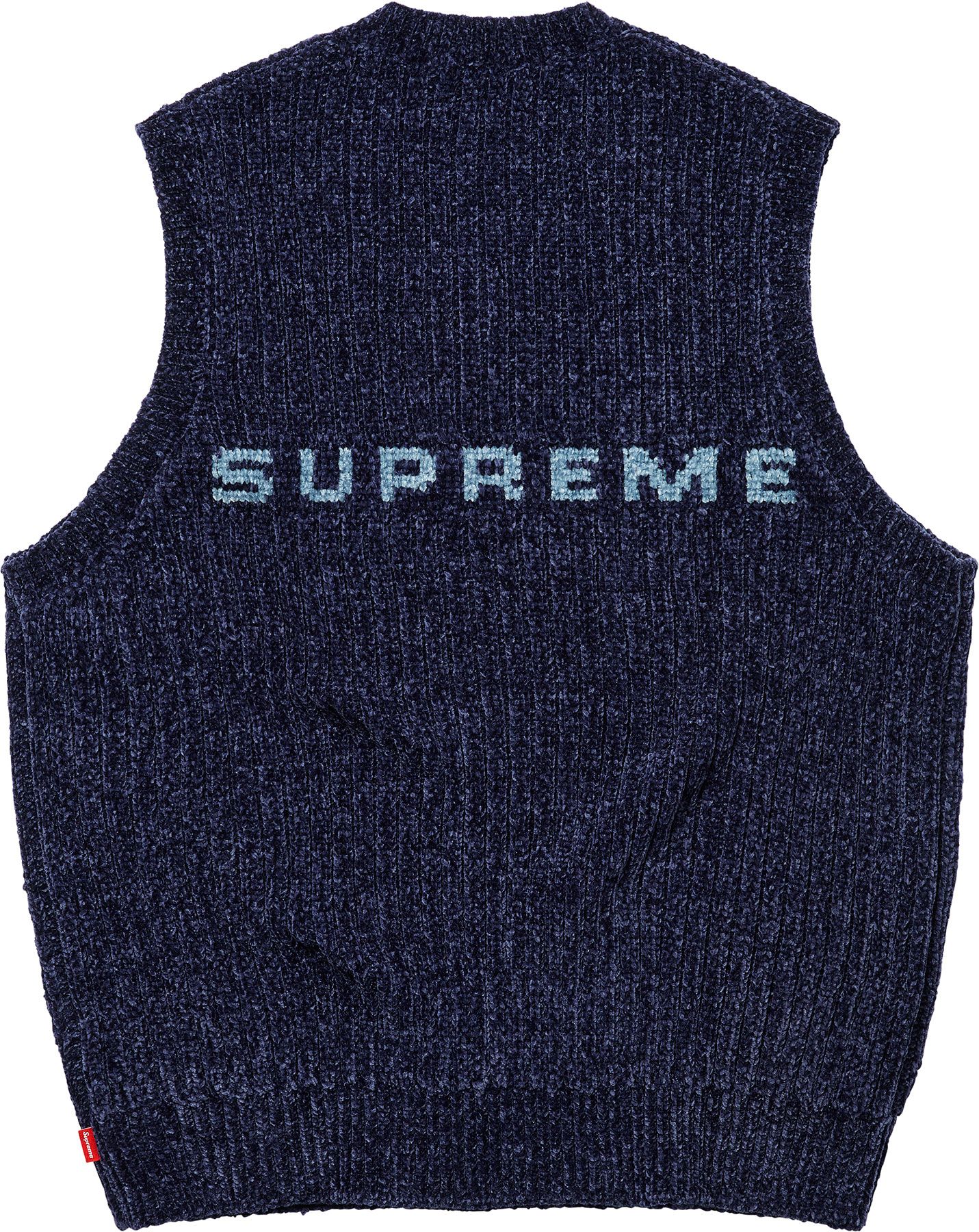 新品　Supreme Chenille Sweater Vest beige Fall/Winter 2024 Preview – Supreme