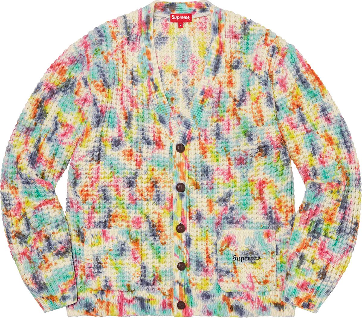 トップス Supreme Waffle Knit Cardigan SIZE M Fall/Winter 2021 Preview – Supreme